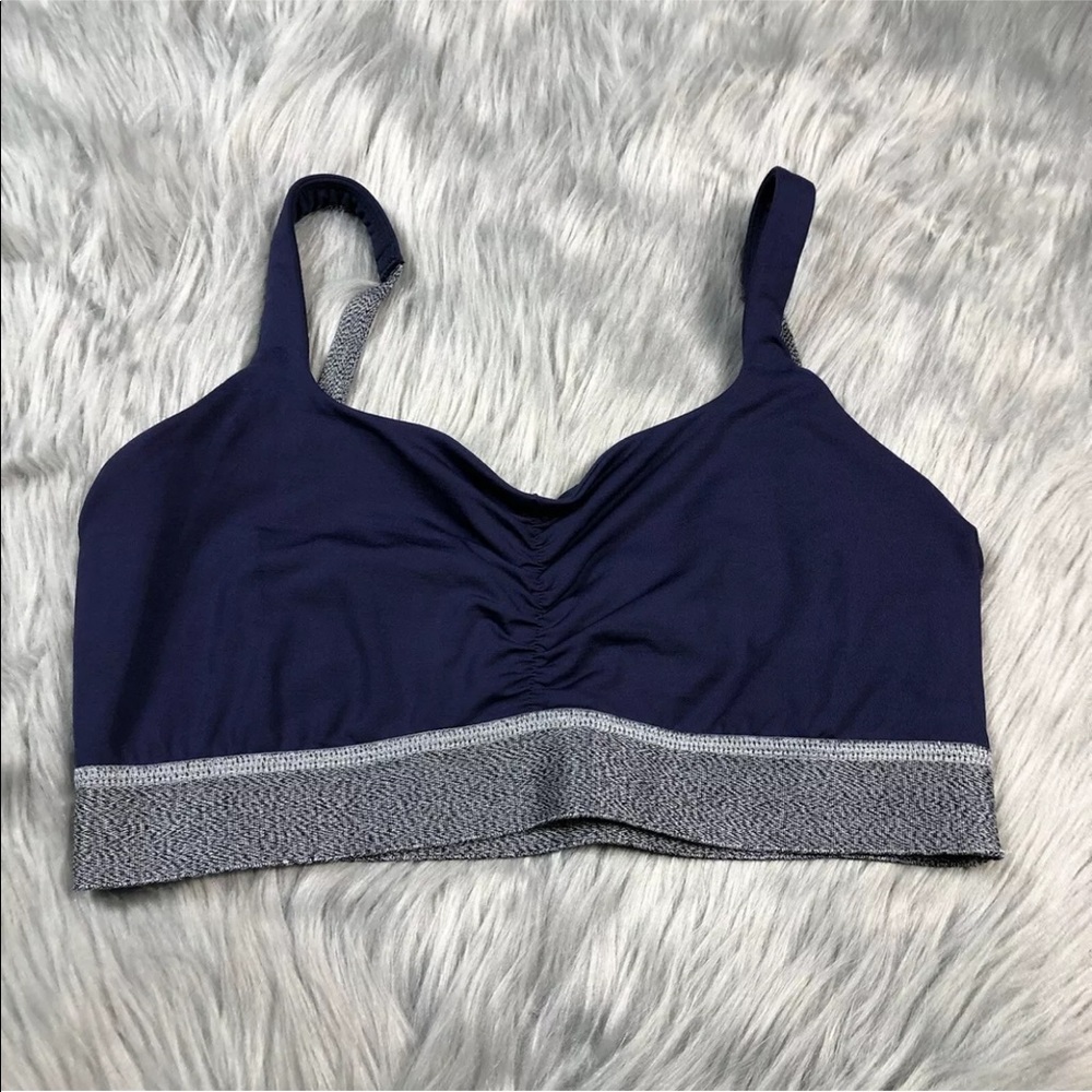 Handful Now And Zen Navy Blue Yoga Bra XS